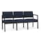 Lesro Lenox 3 Seat Tandem Seating W/ No Center Arms, 64.5 in W 24.5 in L 32 in H LS3101 - alternate 1